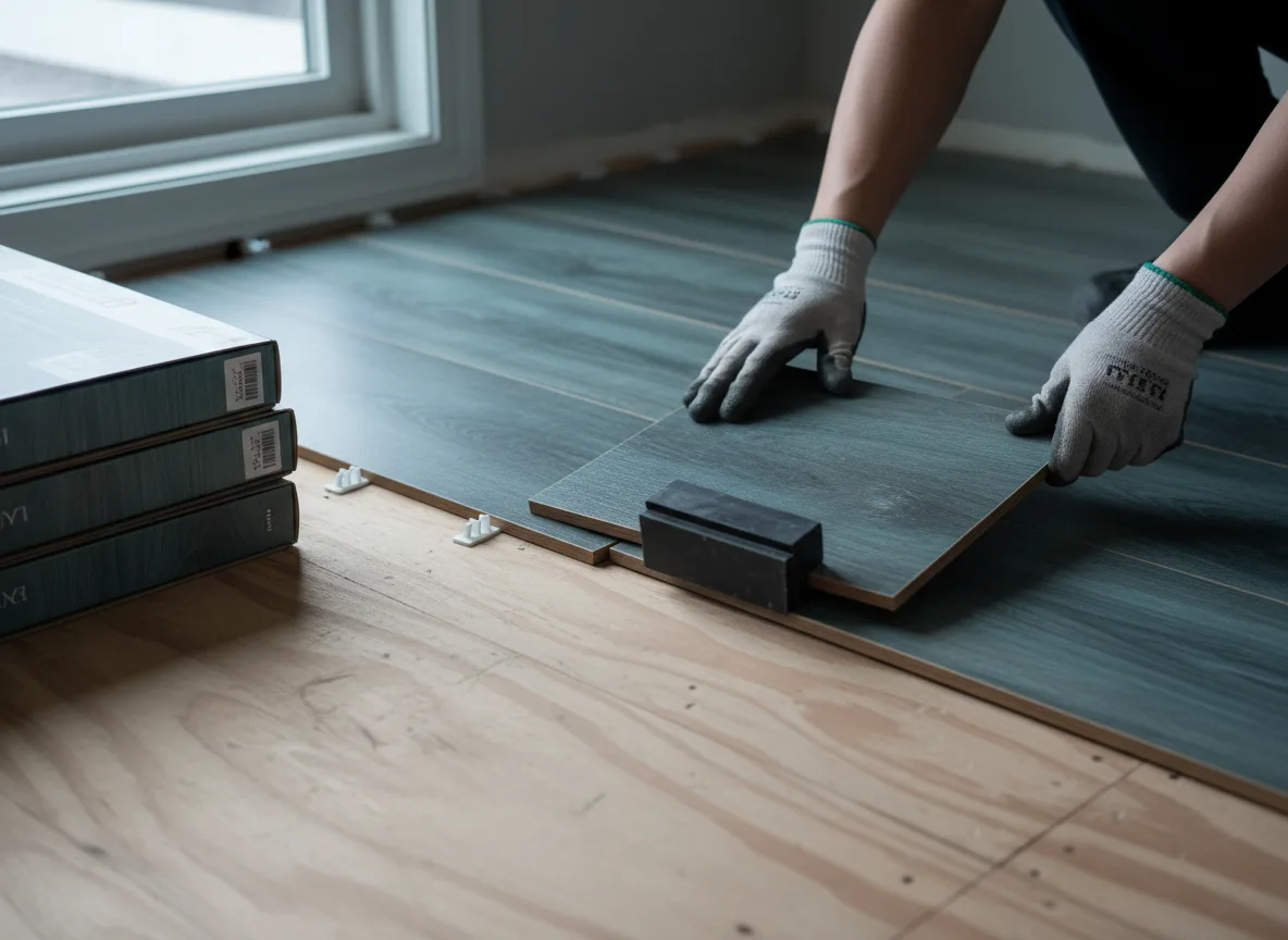 Luxury Vinyl Plank Installation company in Burkett, TX